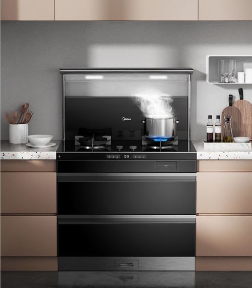 美的蒸汽洗集成灶d14s新品上线 天生自净,灶百味生活