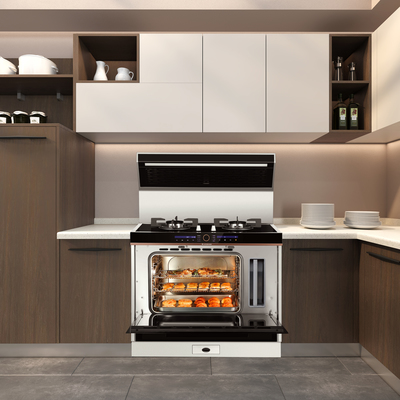 蒸烤一体集成灶,还得看火星人啊!