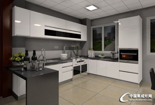 集成灶与整体橱柜装修效果图